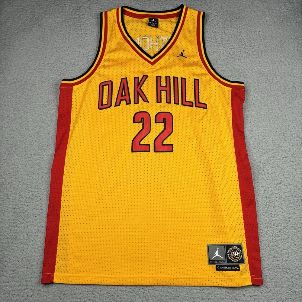 Vintage Nike Air Jordan Oak Hill Carmelo Anthony Jersey #22 Mens Size XL